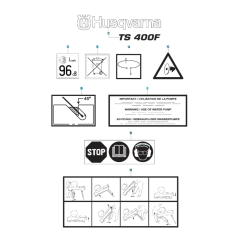 Husqvarna TS 400 F Decals