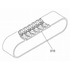 Crawler Assembly for Kubota U25S