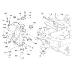 Kingpost Assembly for Kubota