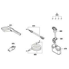 Bosch UniversalAquatak 125 Assembly
