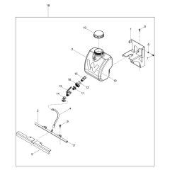 Water System for Wacker VP2050Aw