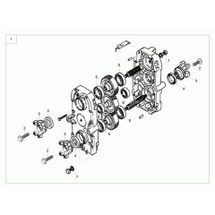 Gearbox Assembly for Neuson 10001