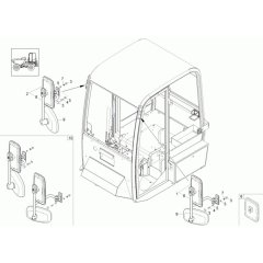 Mirror Assembly for Wacker