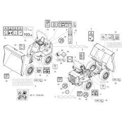 Decals for Wacker 10001 Dumper