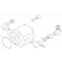 Gear Pump for Wacker 1001