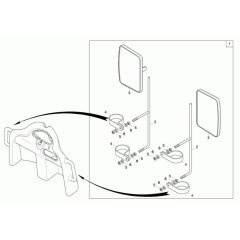 Mirror Assembly for Wacker 1001