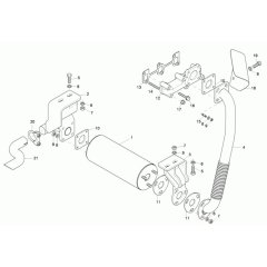 Exhaust Assembly for Wacker 1001