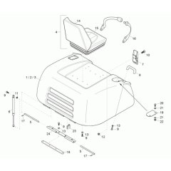 Seat Assembly for Neuson 1501