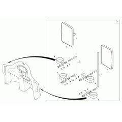 Mirror Assembly for Neuson 2001