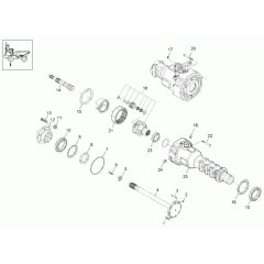 Axle Case & Wheel Hub Assembly