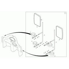 Mirror Assembly for Neuson 3001