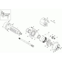 Axle Case & Wheel Hub Assembly