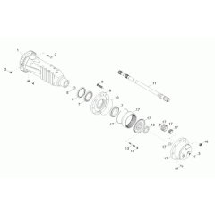 Axle Case & Wheel Hub Assembly