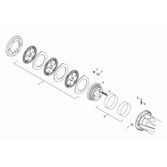 Brake Assembly for Neuson 6001