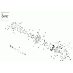 Axle Case & Wheel Hub Assembly