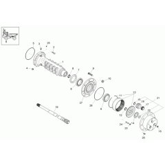 Axle Case & Wheel Hub Assembly