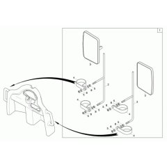 Mirror Assembly for Wacker 6001