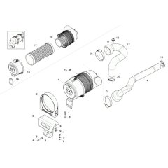 Air Cleaner Assembly for Wacker 75Z3