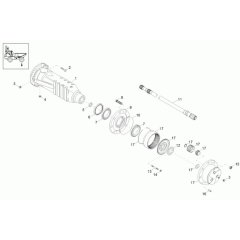 Axle Case & Wheel Hub Assembly