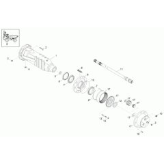 Axle Case & Wheel Hub Assembly