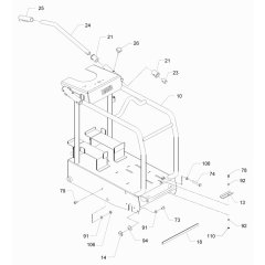 Frame Assembly for Wacker BFS 130