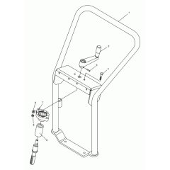 Handle Assembly for Wacker BFS 80
