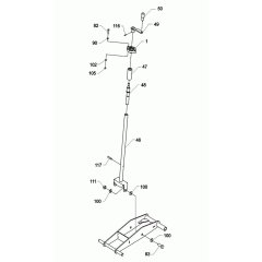 Crank Assembly for Wacker BFSX 130