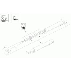 Bucket Tilt Cylinder for DT08