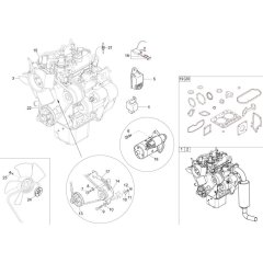 Engine Assembly for Wacker DT10