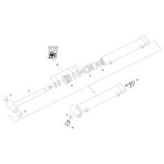 Cylinder Assembly for Wacker DT12