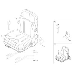 Seat Assembly for Wacker DT23