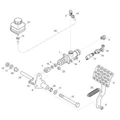 Foot Brake Assembly for DW20-2