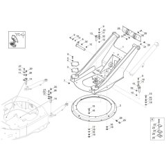 Swing Bracket for Wacker DW40-2