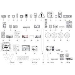 Wacker DW60-3 Dumper Decals
