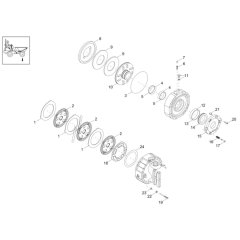Brake Assembly for DW90 Dumper