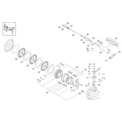 Brake Assembly for Wacker DW90-2