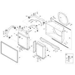 Combi-Cooler for Wacker DW90-3