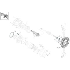 Axle Case & Wheel Hub Assembly