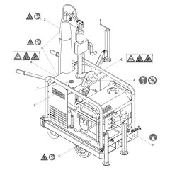 Wacker LBM1 Decals
