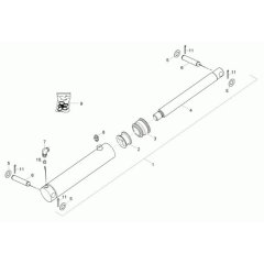 Tilt Ram Assembly for TD15