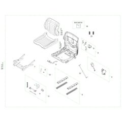 Seat Assembly for Wacker TH522