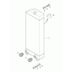 Oil Cooler Assembly for Wacker