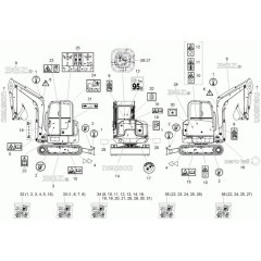 Decals for Neuson 38Z3