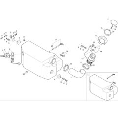 Fuel Tank Assembly for Neuson 38Z3