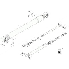 Dipper Arm Cylinder Assembly