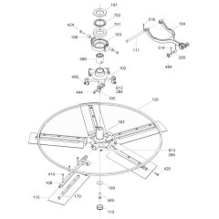 Blade Mechanism for Wacker CRT 48-34