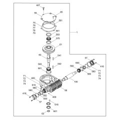 Gearbox Assembly for Wacker