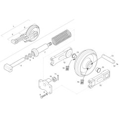 Track Tensioner for Wacker ET20