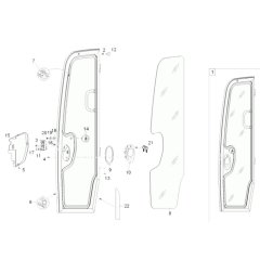 Door Assembly for Wacker ET24