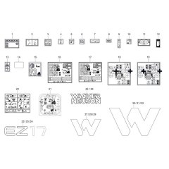 Decals for Wacker EZ17-2